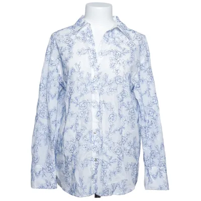 Shirt (White, Blue) from Mango