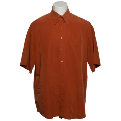 Kortærmet skjorte (Orange) fra Paolo Negrato Modal, Polyester