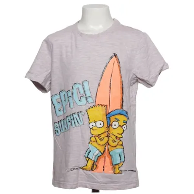 T-shirt (Grau, Mehrfarbig) von The Simpsons Baumwolle, Polyester