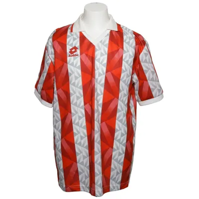 Football jersey (Red, White, Gray) from Lotto