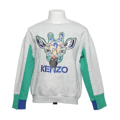 Collegetröja (Grå, Grön, Blå, Flerfärgad) från Kenzo Kids Bomull, Elastan, Polyester