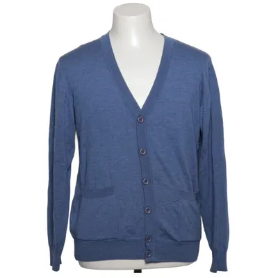 Cardigan (Blå) fra Marco Donati Merinould