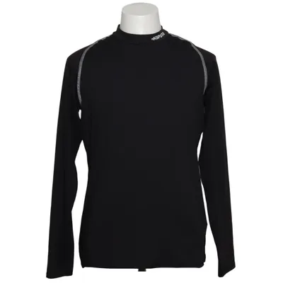Baselayertrøje (Sort) fra Kipsta Elastan, Polyester