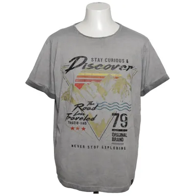 T-shirt (Grau, Mehrfarbig) von RED by EMP Baumwolle, Polyester