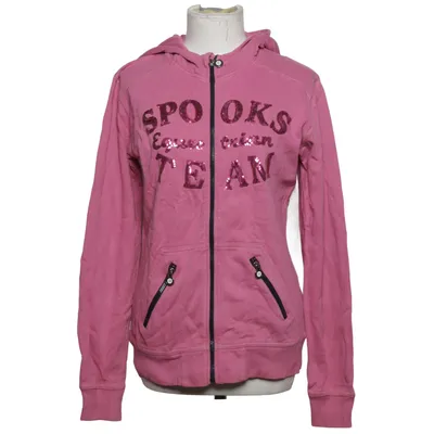 Sweat à capuche (Rose) de Spooks Riding Coton, Polyester