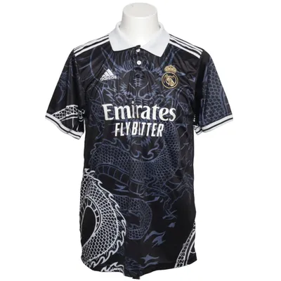 Football jersey (Black, White) from Adidas Polyester