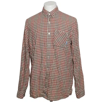 Shirt (Red, Brown, White) from Adidas Skateboarding Cotton