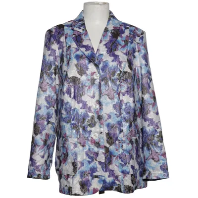 Blazer (Blå, Lilla, Flerfarvet) fra Atelier GS Bomuld, Polyester