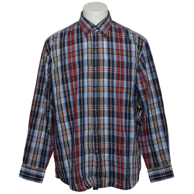 Shirt (Blauw, Rood, Meerkleurig) van Rick Armand Katoen, Polyester