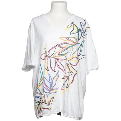 T-shirt (Blanc, Multicolore) de Gina Laura Coton