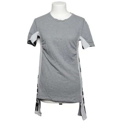 T-shirt (Gray, White, Black) from Stella McCartney Cotton, Polyester, Viscose