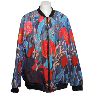 Bomberjack (Blauw, Rood, Meerkleurig) van Freshhoods Elastaan, Polyester