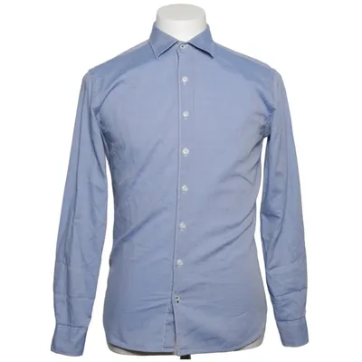 Shirt (Blue) from Mango Man Cotton