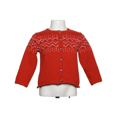 Cardigan (Red, Multicolored) from Bondi Acrylic, Cotton, Wool