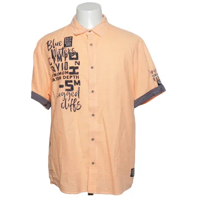 Short sleeve shirt (Orange, Blue) from Camp David Cotton