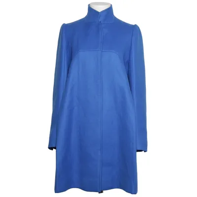 Frakke (Blå) fra Stella McCartney Bomuld, Viscose, Uld