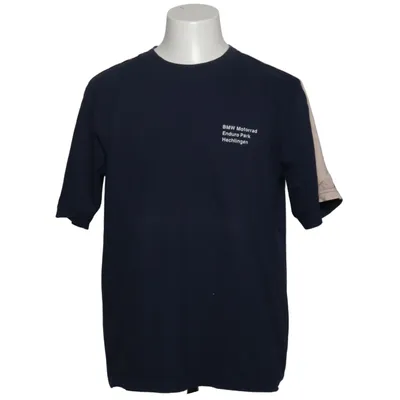 T-shirt (Blå, Beige) fra BMW Motorrad Bomuld