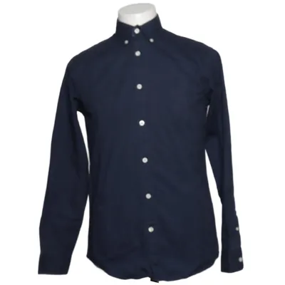 Button down shirt (Blue) from Sfera Men Cotton