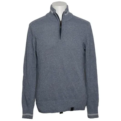 Sweater (Blue) from Identic Man Cotton, Polyester