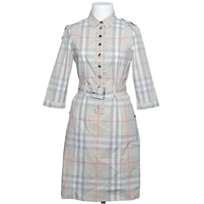Skjortklänning (Beige, Grå, Röd) från Burberry Brit Bomull, Elastan, Polyamid