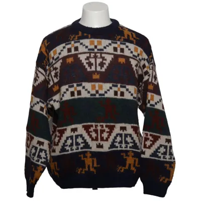 Sweater (Blue, Multicolored) from Tom Hanbury Acrylic, Alpaca wool, Polyamide