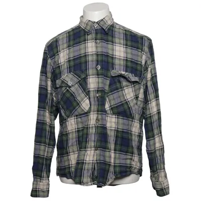Flanellen overhemd (Blauw, Groen, Wit) van Globetrotter