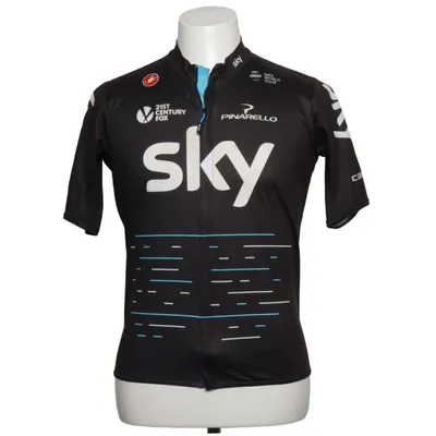 Cykeltrøje (Sort, Blå) fra Castelli Elastan, Polyester