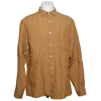 Shirt (Bruin) van Charles Tyrwhitt Linnen
