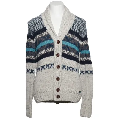 Cardigan (Beige, Blue, Multicolored) from C&A Acrylic, Wool