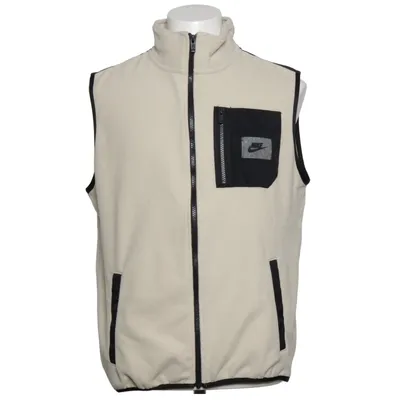 Outer vest (Beige, Black) from Nike Nylon, Polyester