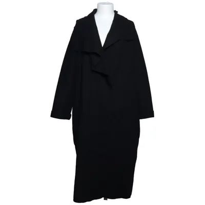 Coat (Black) from Lanvin Elastane, Wool