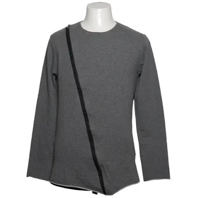 Langarmshirt (Grau, Blau) von Gianni Lupo Baumwolle, Elasthan