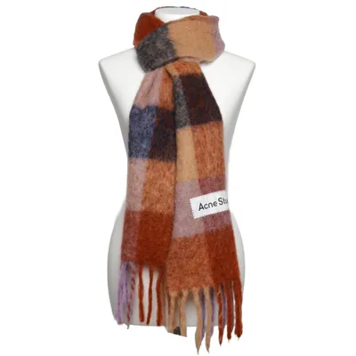 Scarf (Brown, Purple, Multicolored) from Acne Studios