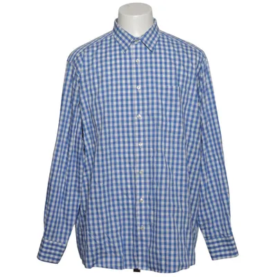 Chemise (Bleu, Blanc) de Commander Coton