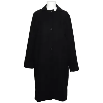 Frakke (Sort) fra Jil Sander Angora, Uld