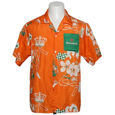 Korte mouwen shirt (Oranje, Groen, Wit) van Heineken Gerecycled polyester