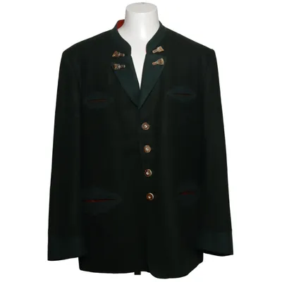 Blazer (Grün, Schwarz) von Kaiserjäger Acetat, Baumwolle, Modal, Polyamid, Polyester, Viskose, Wolle