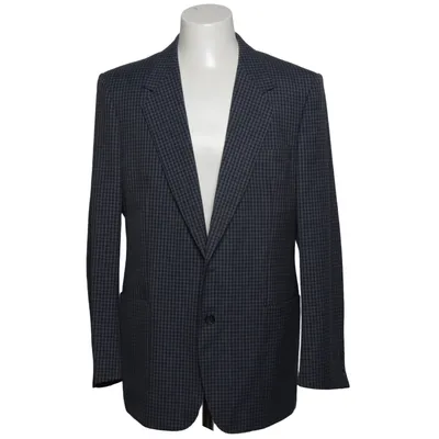 Blazer (Grå, Blå) fra Odermark Polyester, Viscose, Uld