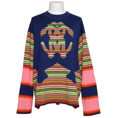 Tröja (Blå, Rosa, Grön, Orange, Flerfärgad) från Roberto Cavalli Akryl, Alpackaull
