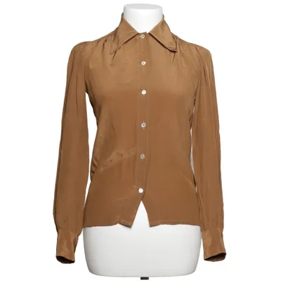 Shirt (Brown) from Saint Laurent Silk