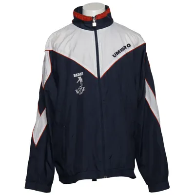 Trainingsjacke (Blau, Weiß, Rot) von Umbro Polyamid, Polyester