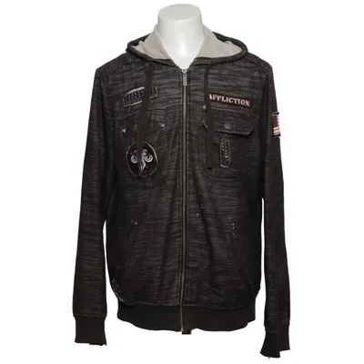 Huvtröja (Grå) från Affliction Polyester, Viskos