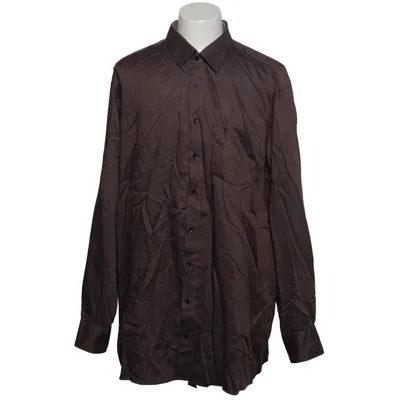 Shirt (Bruin, Blauw) van Casa Moda Katoen