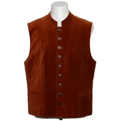 Gilet (Rouge) de H. Moser Coton, Polyamide