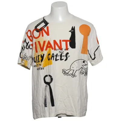 T-shirt (Blanc, Multicolore) de Bershka Coton