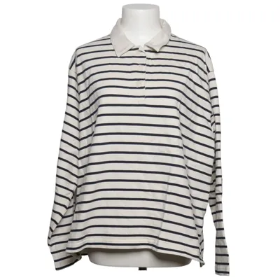 Rugby Shirt (Weiß, Blau) von COS Baumwolle