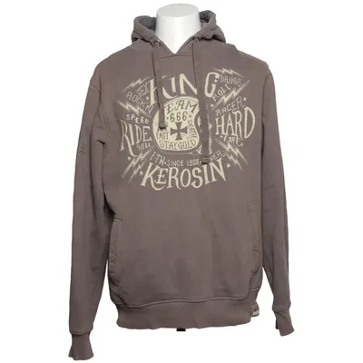 Hoodie (Brown) from Kingkerosin Cotton, Polyester
