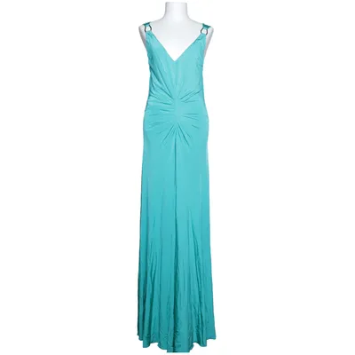 Maxi jurk (Groen) van Just Cavalli Elastaan, Polyamide, Viscose