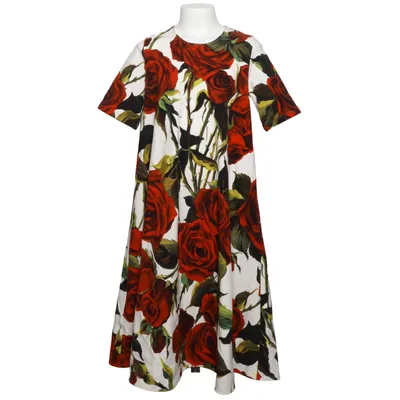 Kjole (Rød, Hvid, Grøn) fra Dolce & Gabbana