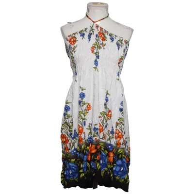 Neckholderkleid (Weiß, Blau, Orange) von Thalassa